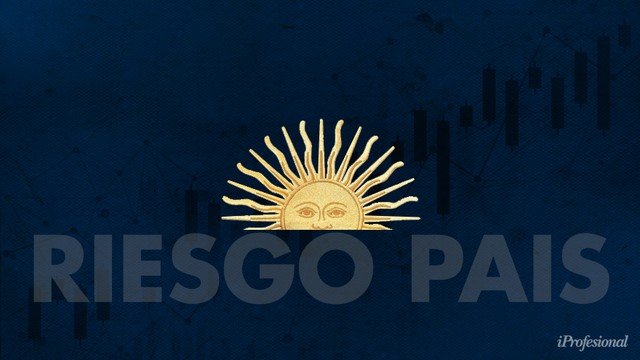 Gráfico de la evolución del riesgo país argentino
